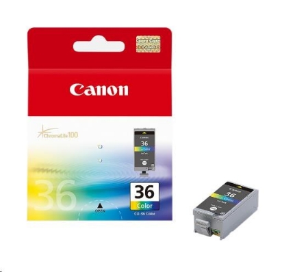 Obrázek Canon náhradní kazeta barevná INK CLI-36 pro tiskárnu Canon systém 3mk All-Safe