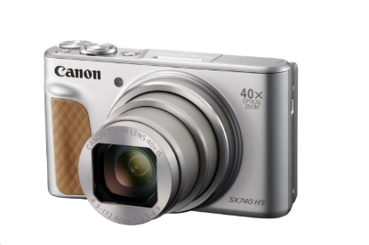 Obrázek Canon PowerShot SX740 HS Lite Travel, 20.3Mpix, 40x zoom, WiFi, 4K video - stříbrný