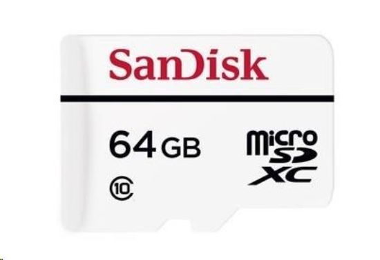 Obrázek SanDisk MicroSDXC karta 64GB High Endurance Video (20MB/s Class 10)