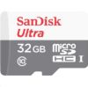 Obrázek SanDisk MicroSDHC karta 32 GB Ultra (80MB/ s, Class 10 - Tablet Packaging, Android) + adaptér
