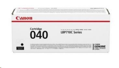 Obrázek Canon TONER CRG-040BK černý pro i-SENSYS LBP710Cx, LBP712Cx, LBP7780Cx (6300 str.)
