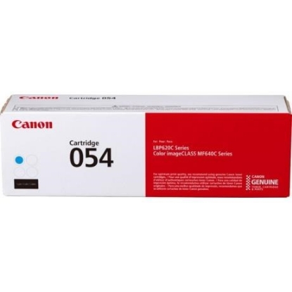 Obrázek Canon TONER CRG-054 azurový pro LBP621Cw, LBP623Cdw, MF641Cw, MF643Cdw (1 200 str.)