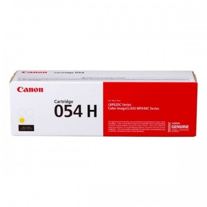 Obrázek Canon TONER CRG-054H žlutá pro i-SENSYS LBP621Cw, LBP623Cdw, MF641Cw, MF643Cdw (2 300 str.)