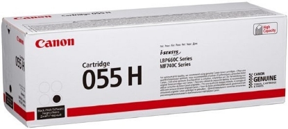 Obrázek Canon TONER CRG-055H černý pro i-SENSYS LBP663Cdw, LBP664Cx, MF742Cdw, MF744Cdw (7 600 str.)