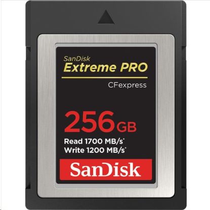 Obrázek SanDisk Extreme Pro CFexpress Card 256GB, Type B, 1700MB/s Read, 1200MB/s Write