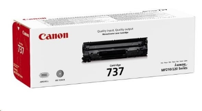 Obrázek Canon TONER CRG-737 černý pro i-SENSYS LBP151dw, MF211, MF212w, MF216n, MF217w, MF226dn, MF229dw, MF231 (2 400 str.)