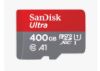 Obrázek SanDisk MicroSDXC karta 400 GB Ultra (120 MB/ s, A1 Class 10 UHS- I, Android) + adaptér
