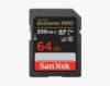 Obrázek SanDisk SDXC karta 64 GB Extreme PRO (200 MB/ s Class 10, UHS- I U3 V30)