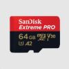 Obrázek SanDisk micro SDXC karta 64 GB Extreme PRO (200 MB/ s Class 10, UHS- I U3 V30) + adaptér