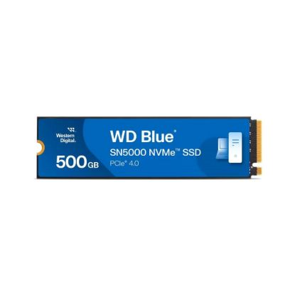 Obrázek WD BLUE SSD NVMe 500GB PCIe SN5000, Gen4, (R:5000, W:4000MB/s)