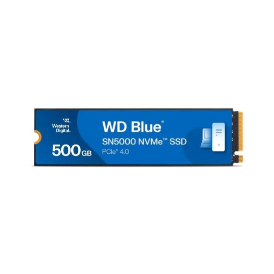Obrázek WD BLUE SSD NVMe 500GB PCIe SN5000, Gen4, (R:5000, W:4000MB/s)