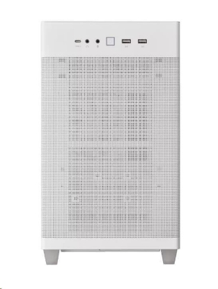 Obrázek BAZAR - ASUS case AP201 PRIME CASE TG WHITE, Mini Tower, bílá - Rozbaleno (Komplet)