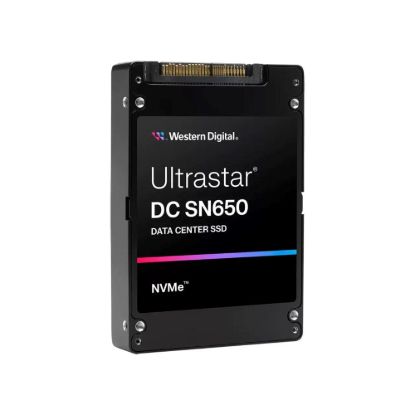 Obrázek WD Enterprise SSD 15.36TB Ultrastar DC SN650, PCIe Gen4, (R: 6600, W: 2800MB/ s), RI- 1DW/ D BICS5 SE