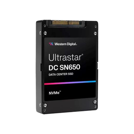 Obrázek WD Enterprise SSD 7.68TB Ultrastar DC SN650, PCIe Gen4, (R: 6500, W: 1900MB/ s), RI- 1DW/ D BICS5 SE