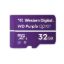 Obrázek WD MicroSDHC karta 32GB Purple WDD032G1P0C Class 10, 16TBW