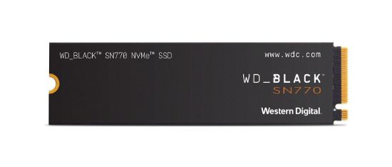 Obrázek WD BLACK SSD NVMe 250GB PCIe SN 770, Gen4 8 Gb/s, (R:4000, W:2000MB/s)