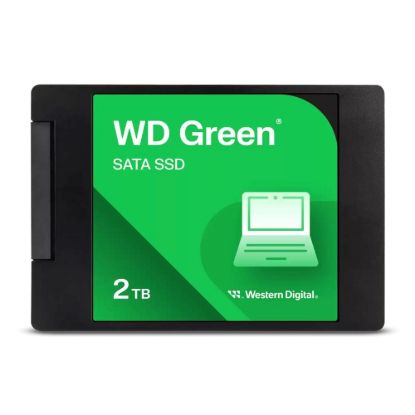 Obrázek WD GREEN SSD 3D NAND WDS200T2G0A 2TB SATA/600, (R:500, W:400MB/s), 2.5"