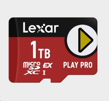 Obrázek Lexar microSD Express PLAY Pro Express 7.1, R900/W600 C10 U3 (UHS-I) 1TB