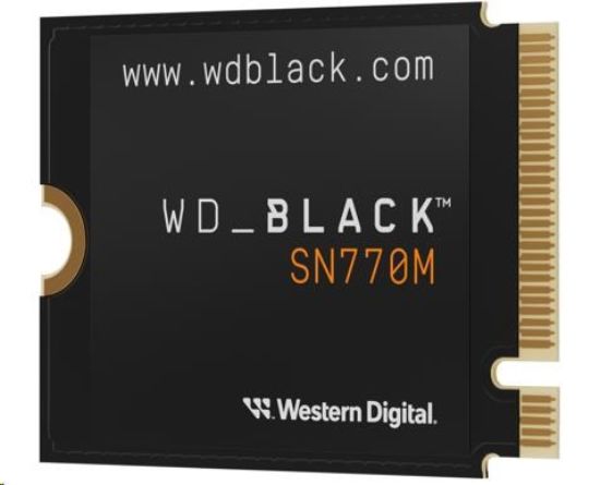 Obrázek WD BLACK SSD NVMe 500GB PCIe SN 770M, Gen4 8 Gb/s, (R:5000, W:4000MB/s) M.2 2230-S3-M