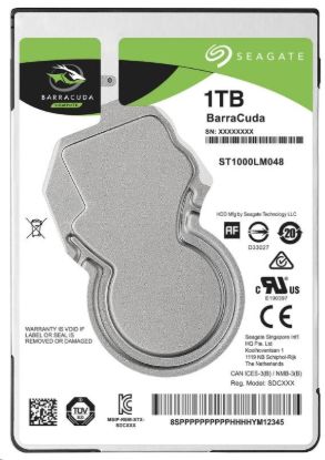 Obrázek SEAGATE HDD 1TB BARRACUDA, 2.5", SATAIII, 5400 RPM, Cache 128MB, 7mm