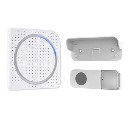 Obrázek Solight bezdrátový zvonek, do zásuvky, 200m, bílý, learning code