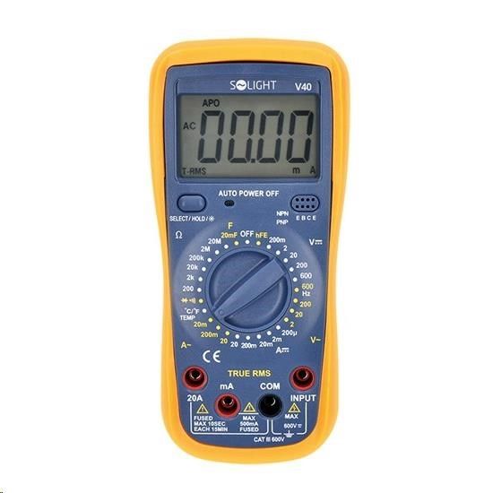 Obrázek Solight profesionální multimetr, true RMS