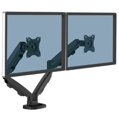 Obrázek Držák monitoru Fellowes EPPA 2 ramena vedle sebe černý