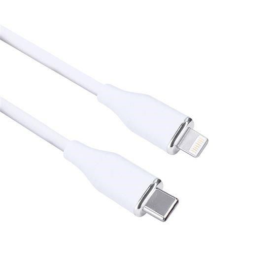 Obrázek Solight USB-C/Lightning kabel, USB-C konektor - Lightning konektor, silikon, 1m