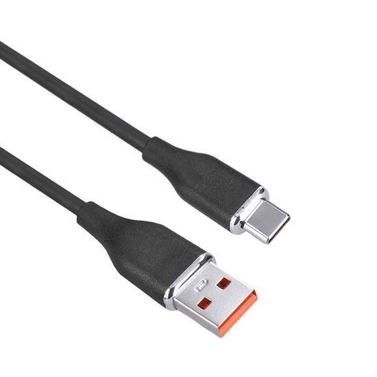 Obrázek Solight USB-C kabel, USB 2.0 A konektor - USB-C 3.1 konektor, silikon, 2m