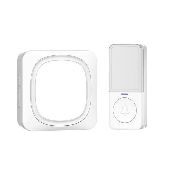 Obrázek Solight bezdrátový zvonek a noční světélko, do zásuvky, 150m, bílý, learning code