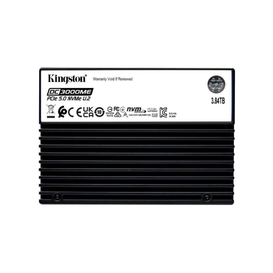 Obrázek Kingston 3,84TB SSD Data Centre DC3000M (Mixed Use) Enterprise U.2 PCIe 5.0 NVMe Enterprise SSD