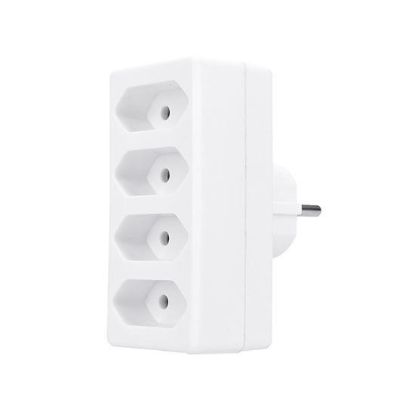 Obrázek Solight rozbočka, 4x 2, 5A, bílá