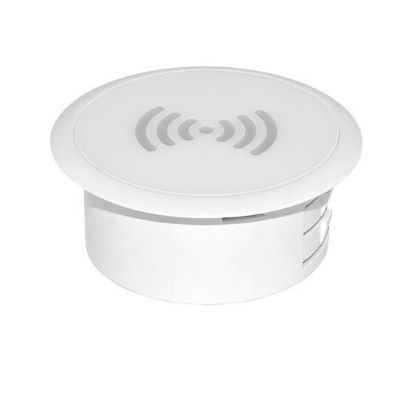 Obrázek Solight bezdrátová vestavná nabíječka 15W, bílá