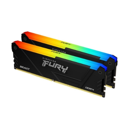 Obrázek KINGSTON DIMM DDR4 32GB (Kit of 2) 3200MT/s CL16 FURY Beast RGB, XMP
