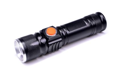 Obrázek Solight LED nabíjecí kapesní svítilna, 200lm, 3W, zoom, Li-Ion