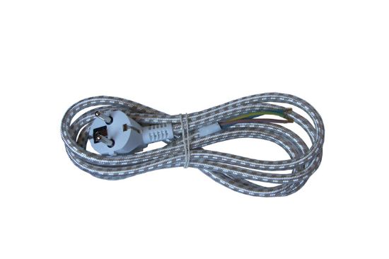 Obrázek Solight flexo šňůra, 3x 0,75mm2, pletená, 3m