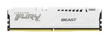 Obrázek KINGSTON DIMM DDR5 16GB 5200MT/s CL40 FURY Beast Bílá XMP