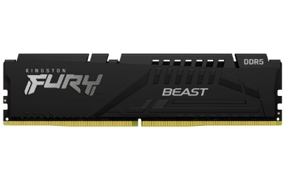 Obrázek KINGSTON DIMM DDR5 16GB 6000MT/s CL30 ECC FURY Beast XMP Černá