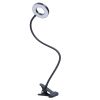 Obrázek Solight LED stmívatelná stolní lampička s klipem, 300lm, nastavitelná teplota světla, USB