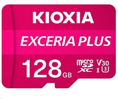 Obrázek KIOXIA Exceria Plus microSD card 128GB M303, UHS-I U3 Class 10