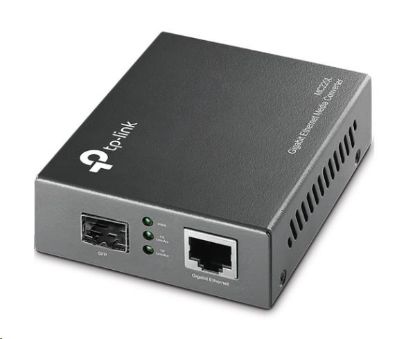 Obrázek TP- Link MC220L media konvertor (1xGbE, 1xSFP, MM/ SM, 550nm/ 1310nm, 550m/ 20km)
