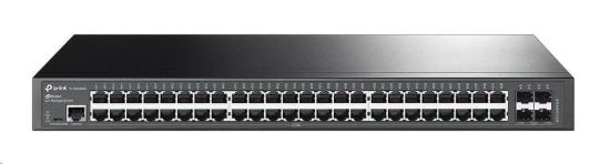 Obrázek TP-Link OMADA switch SG3452X (48xGbE, 4xSFP+, 2xconsole, fanless)