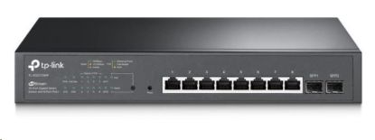 Obrázek TP- Link OMADA switch SG2210MP (8xGbE, 2xSFP, 8xPoE+, 150W, fanless)