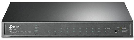 Obrázek TP-Link OMADA switch SG2210P (8xGbE, 2xSFP, 8x PoE+, 61W, fanless)