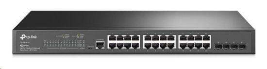 Obrázek TP-Link OMADA switch SG3428 (24xGbE, 4xSFP, 2xConsole, fanless)