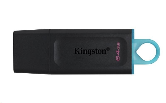 Obrázek Kingston Flash Disk 64GB USB3.2 Gen 1 DataTraveler Exodia (Black + Teal)
