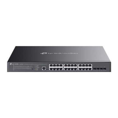 Obrázek TP- Link OMADA switch SG3428XMPP (24xGbE, 4xSFP+, 16xPoE+, 8xPoE++, 500W, 1xconsole)