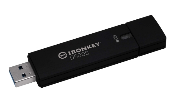 Obrázek Kingston Flash Disk IronKey 8GB D500S, USB 3.2 Gen 1