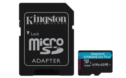 Obrázek Kingston MicroSDXC karta 1TB Canvas Go! Plus, R:170/W:90MB/s, Class 10, UHS-I, U3, V30, A2 + Adaptér