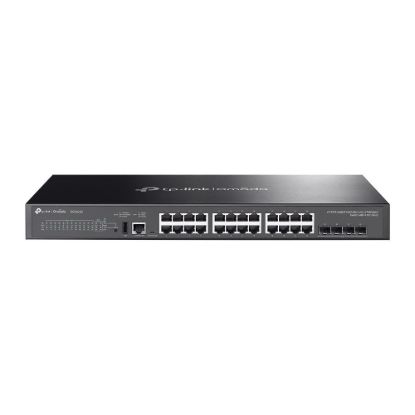Obrázek TP- Link OMADA switch SG5428X (24xGbE, 4xSFP+, 1xUSB2.0, 2xConsole, fanless)